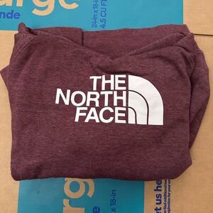 The North Face Burgundy Pullover. Size Medium Women